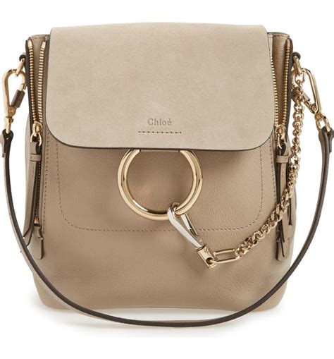 chloé small faye suede & leather backpack dupe|chloe woody medium tote bag.